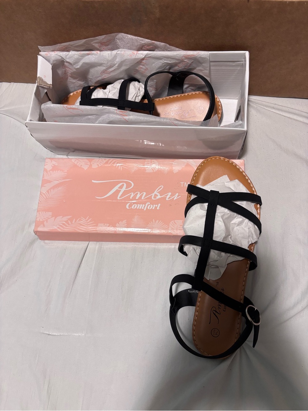 Black Strappy Women's Sandals